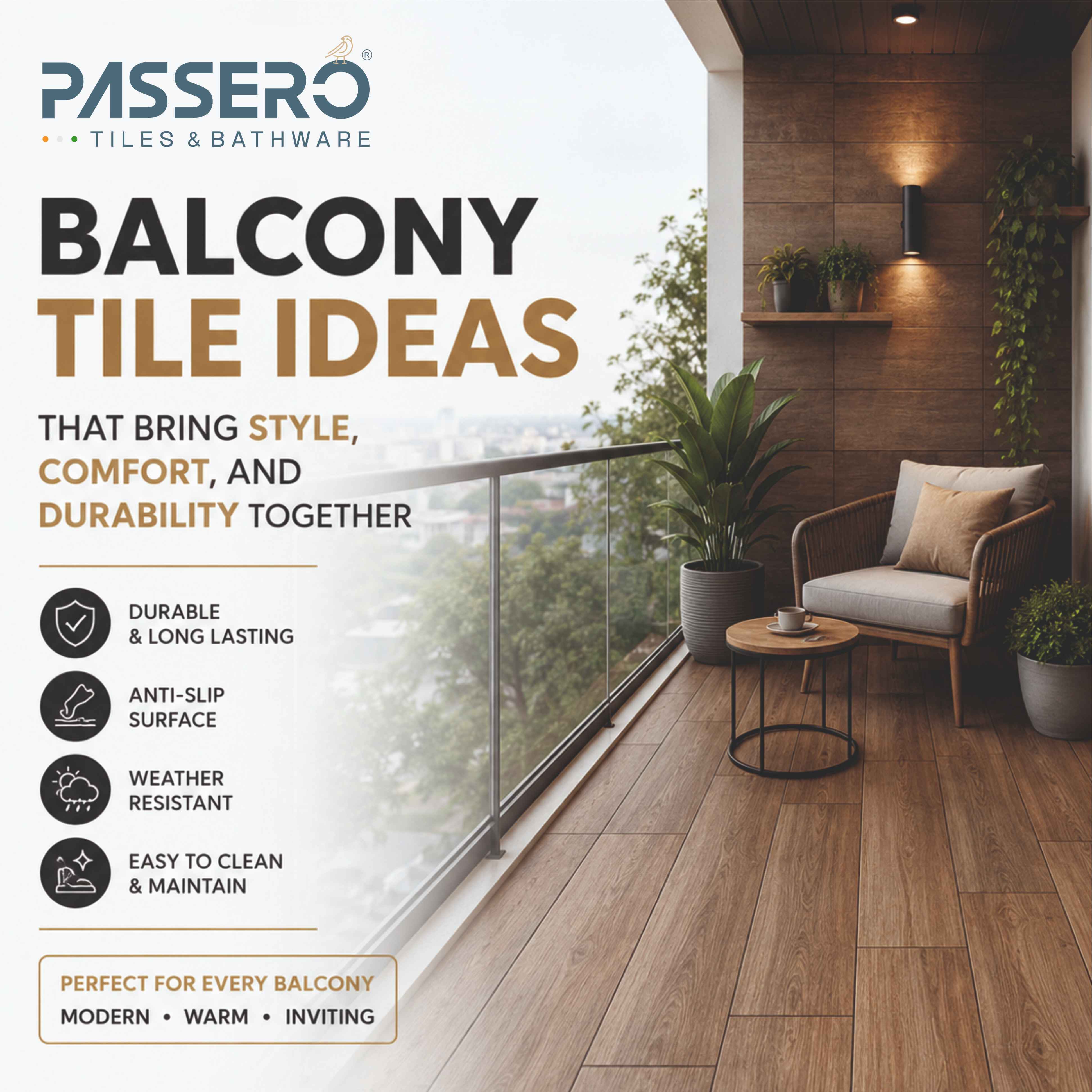 Balcony Tile Ideas