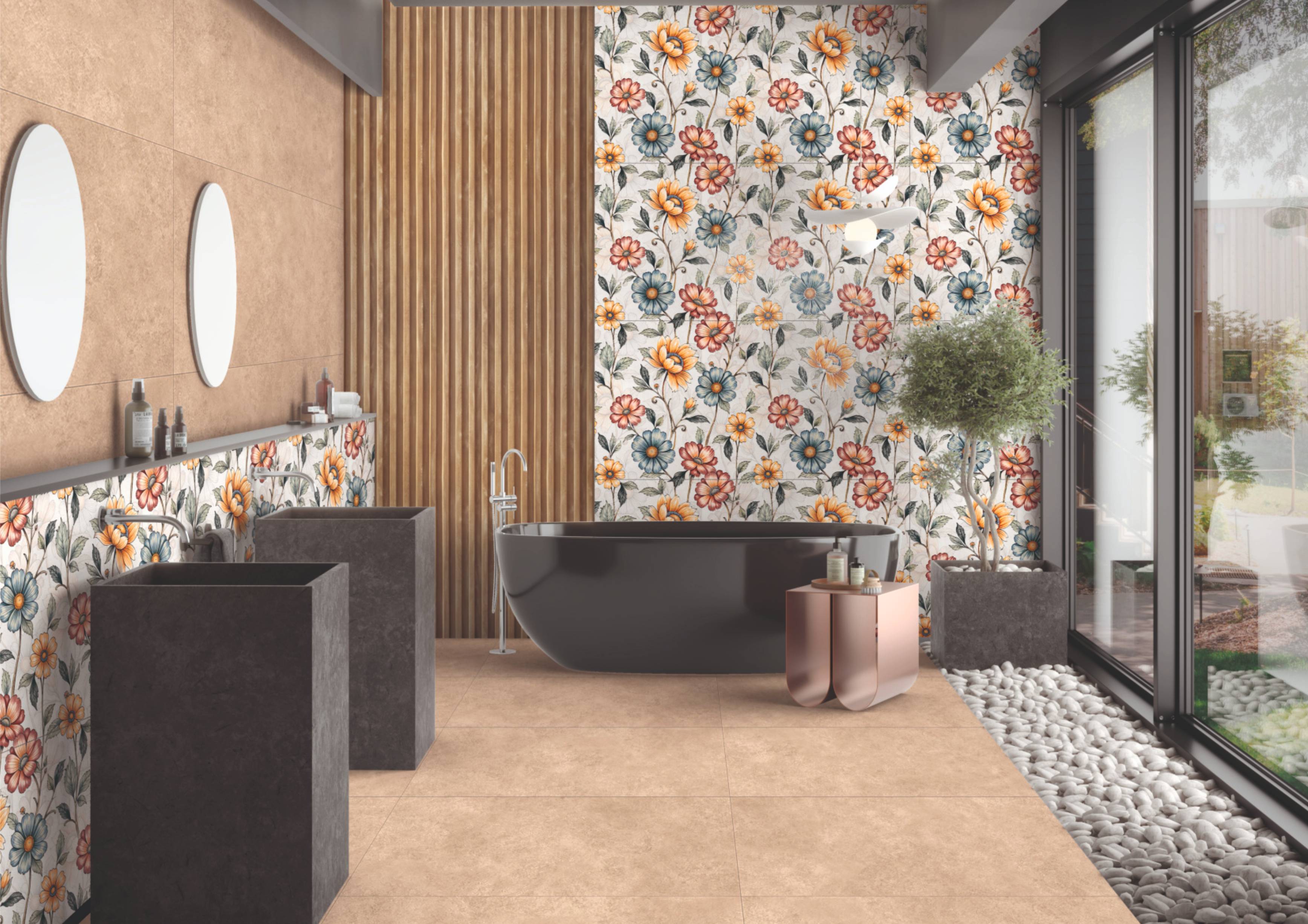 Bathroom Wall Tiles Collection For GVT & PGVT Tiles.