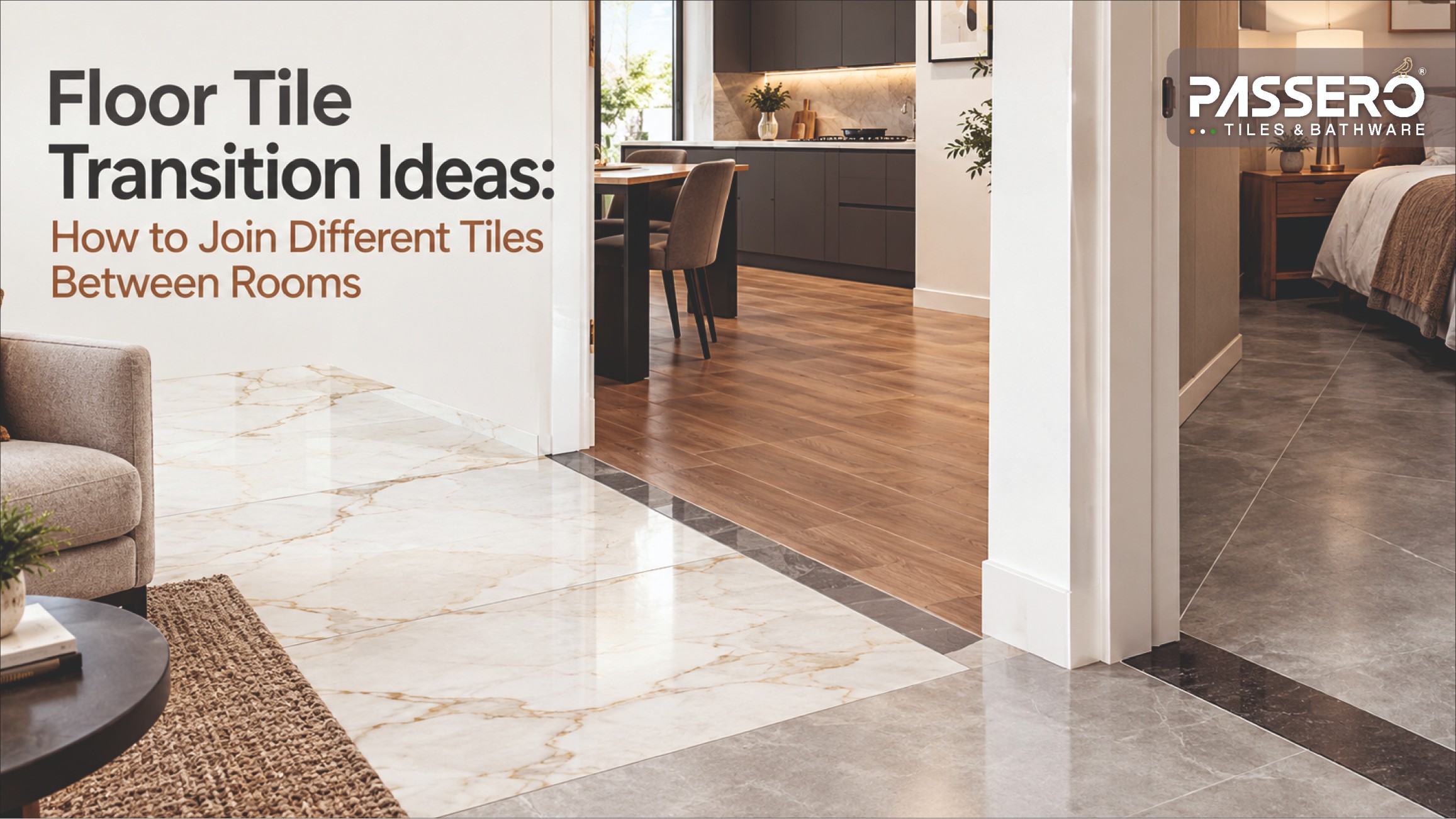 Floor Tile Transition Ideas