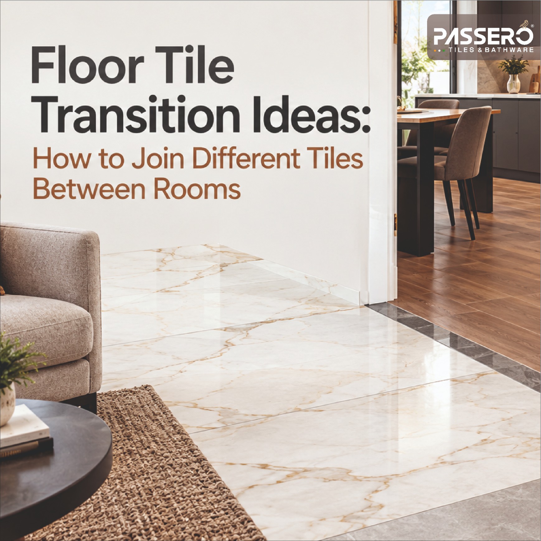 Floor Tile Transition Ideas