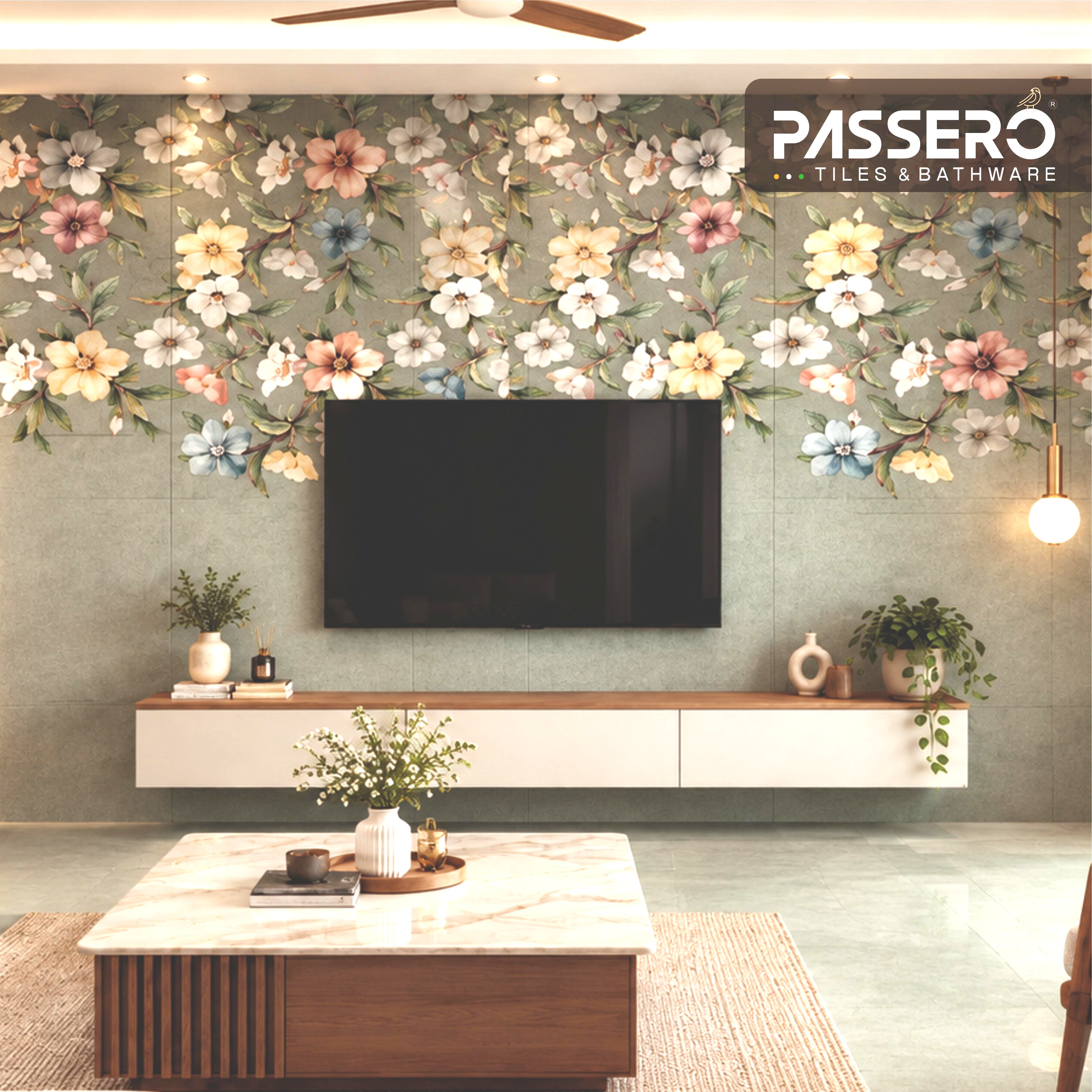 Floral Tile Design
