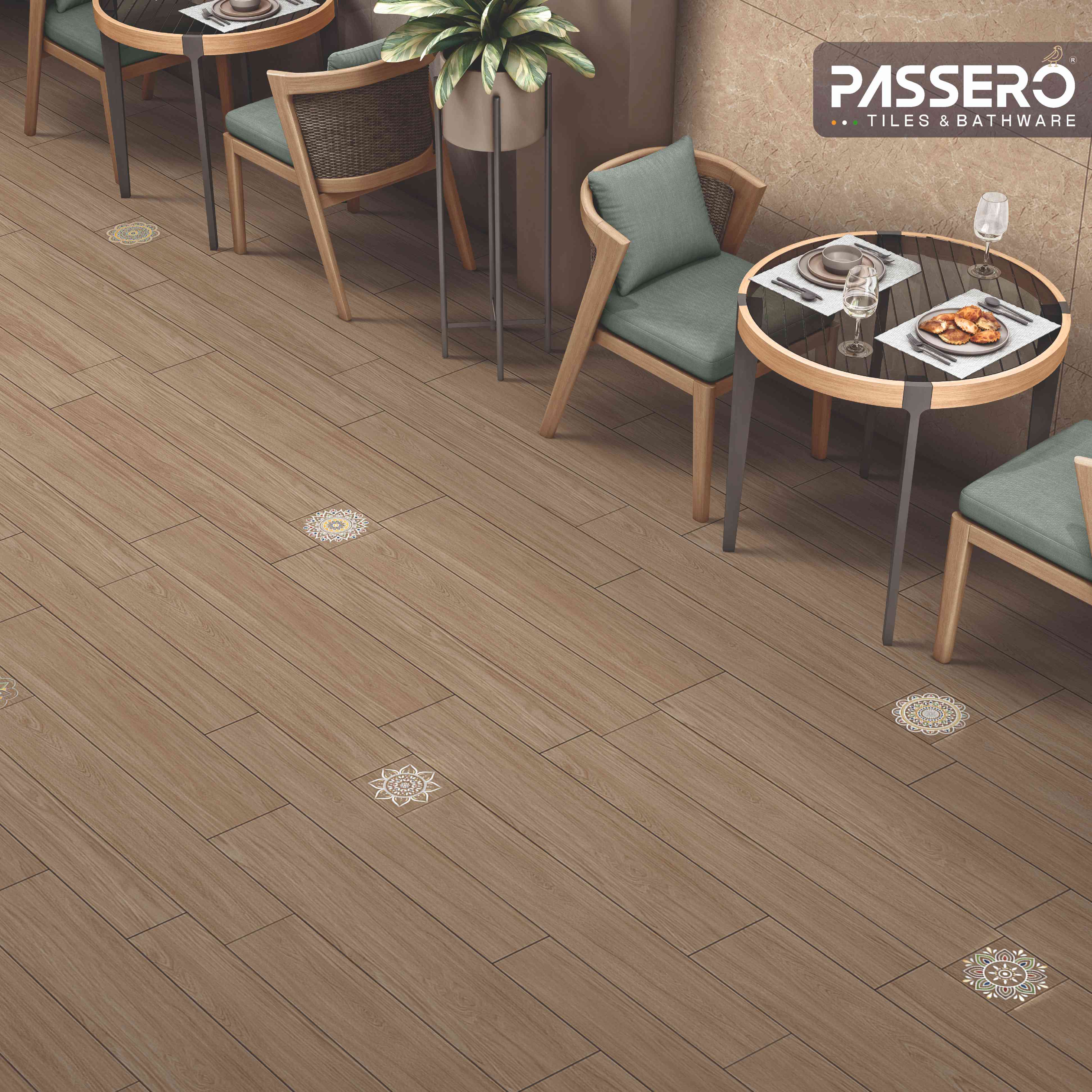 listello wood tiles design