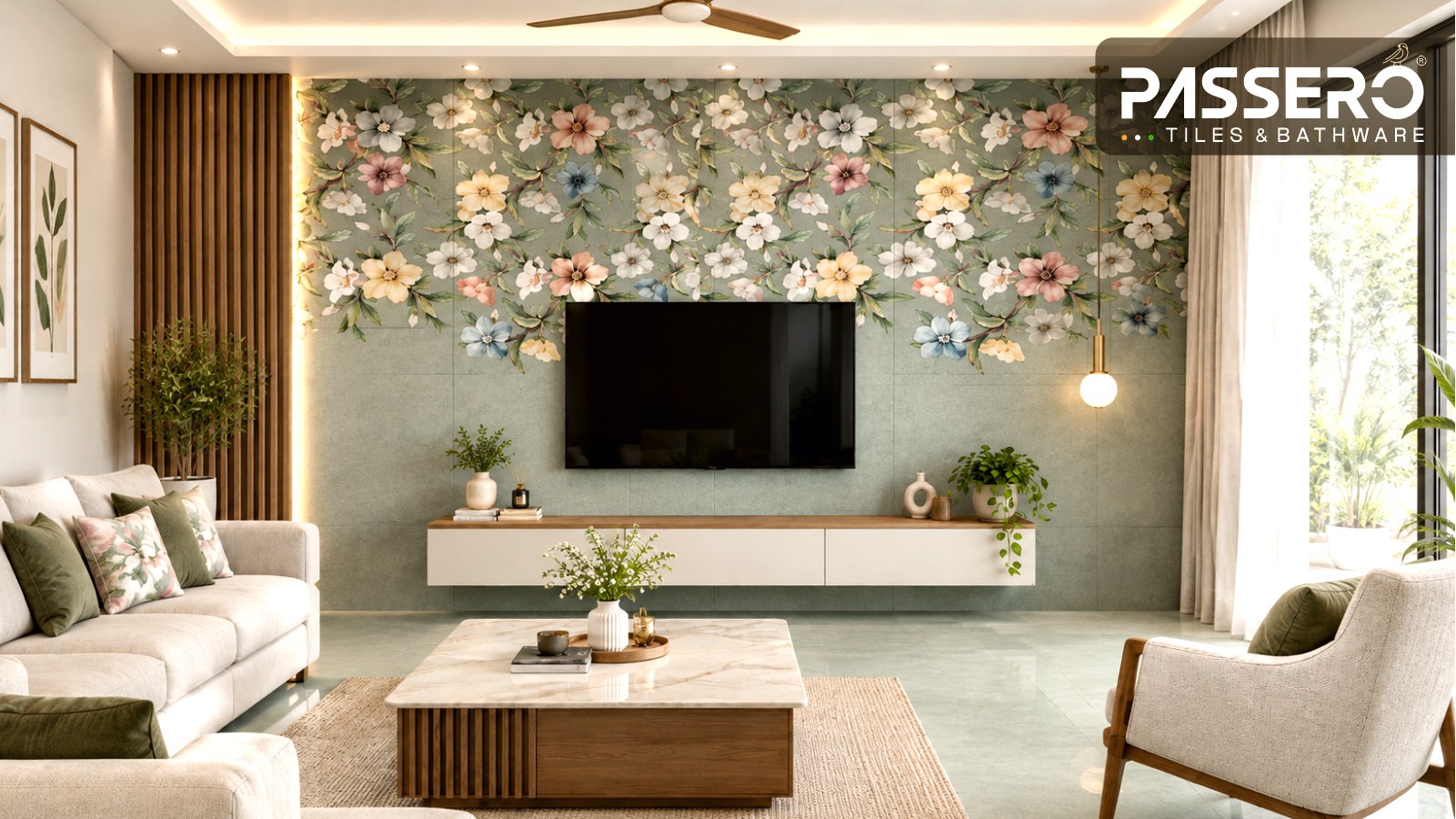 Floral Tile Design