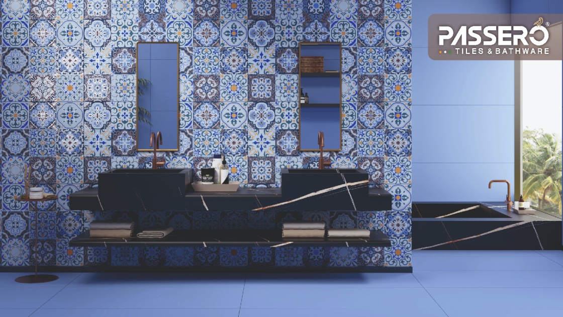 Moroccan Tiles With Plain 