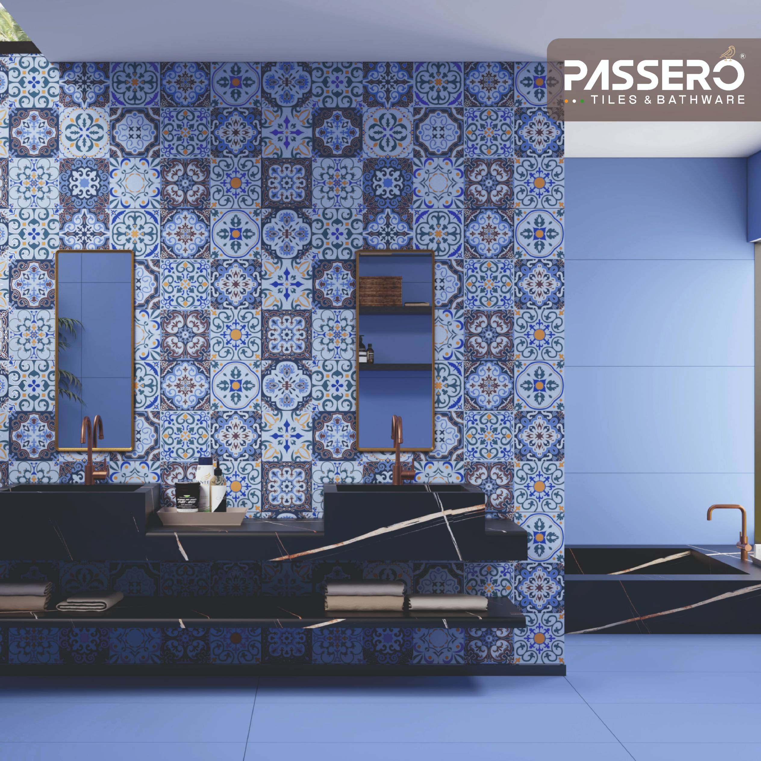 Moroccan Tiles With Plain 