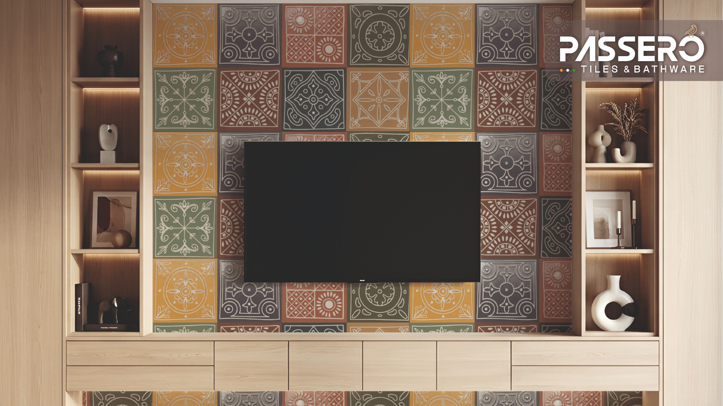 TV Unit Wall Tiles