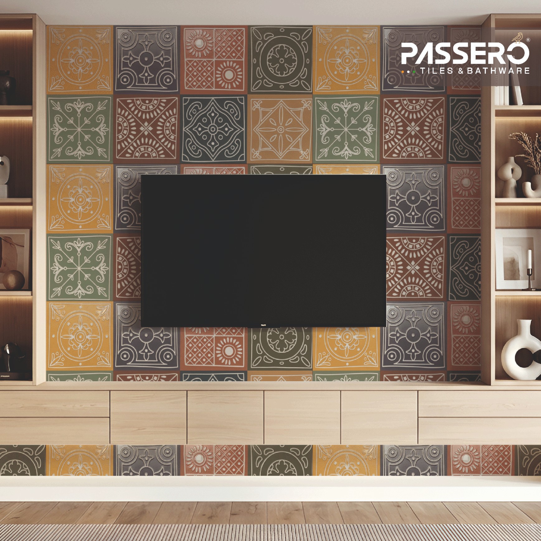TV Unit Wall Tiles